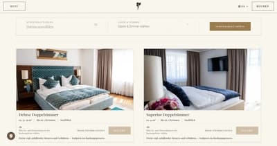 Zimmer-Seite Hotel Sonnblick